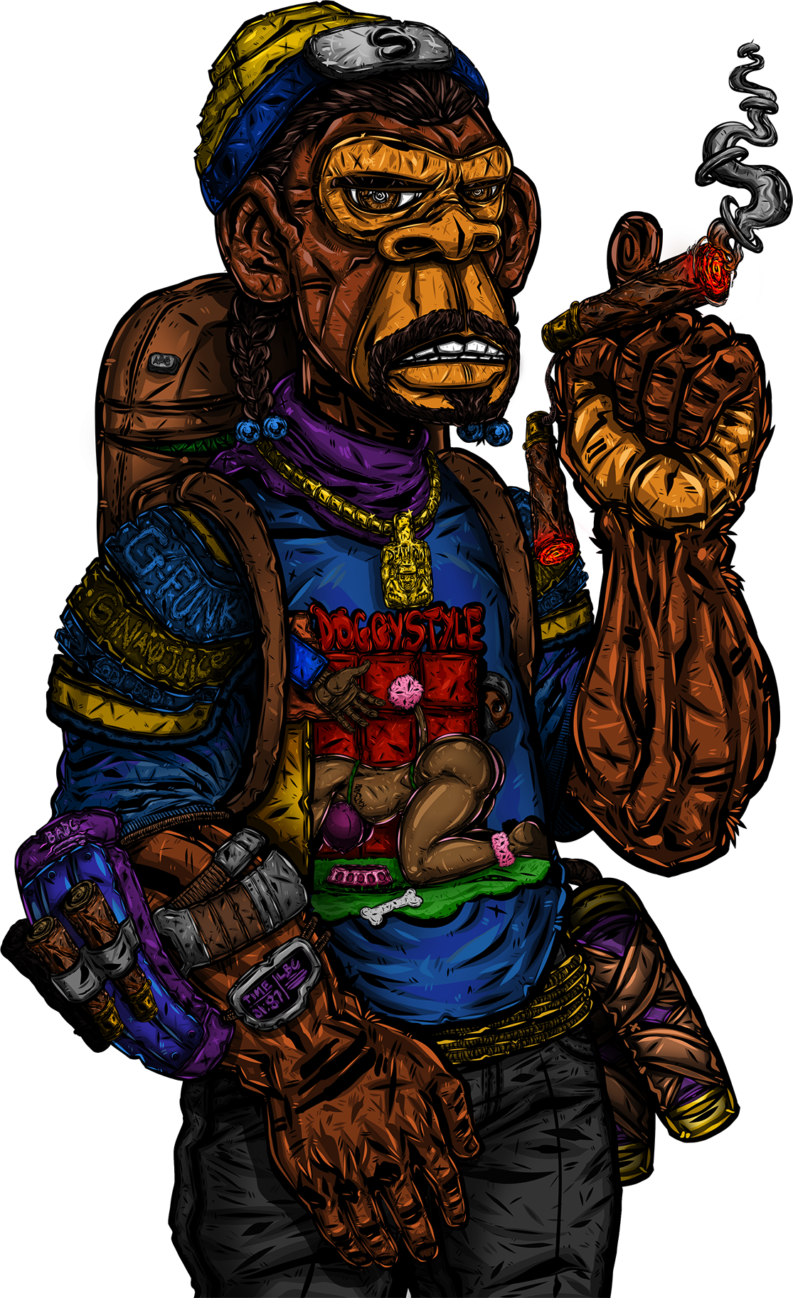 Bored Ape Dojo Club character artwork