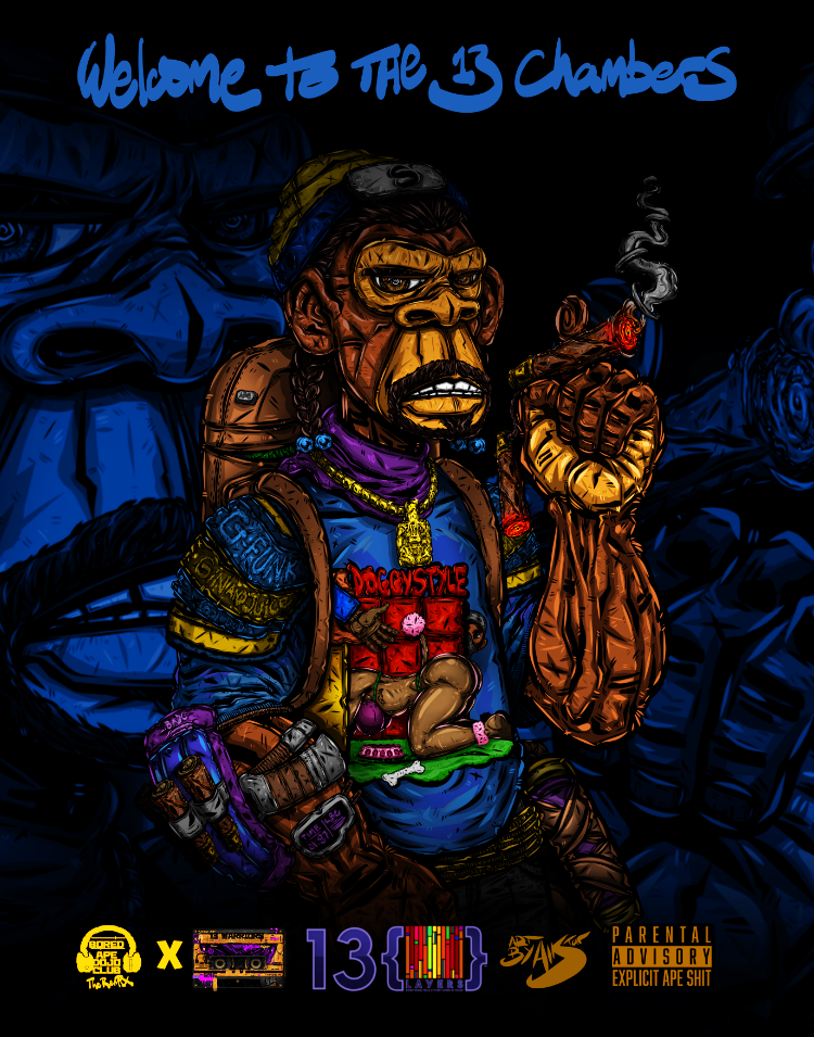 Dog Pound County warrior artwork